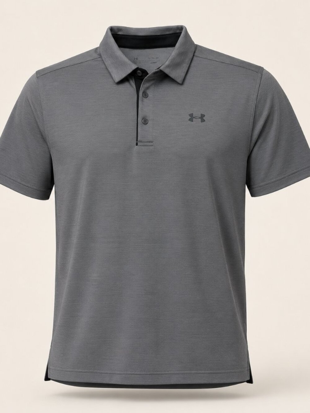 Under Armour HeatGear Gray Golf Polo Shirt Men’s L